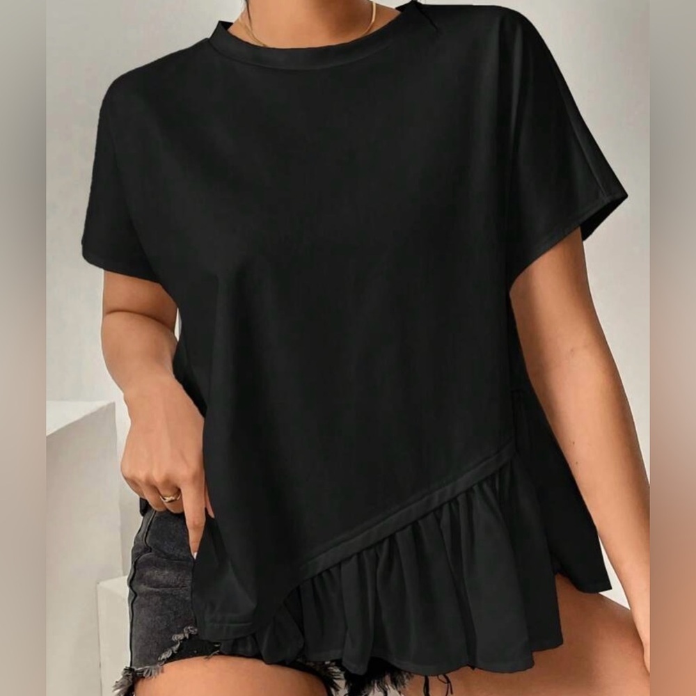Elegant Black Women's Top - Picture 7 of 9